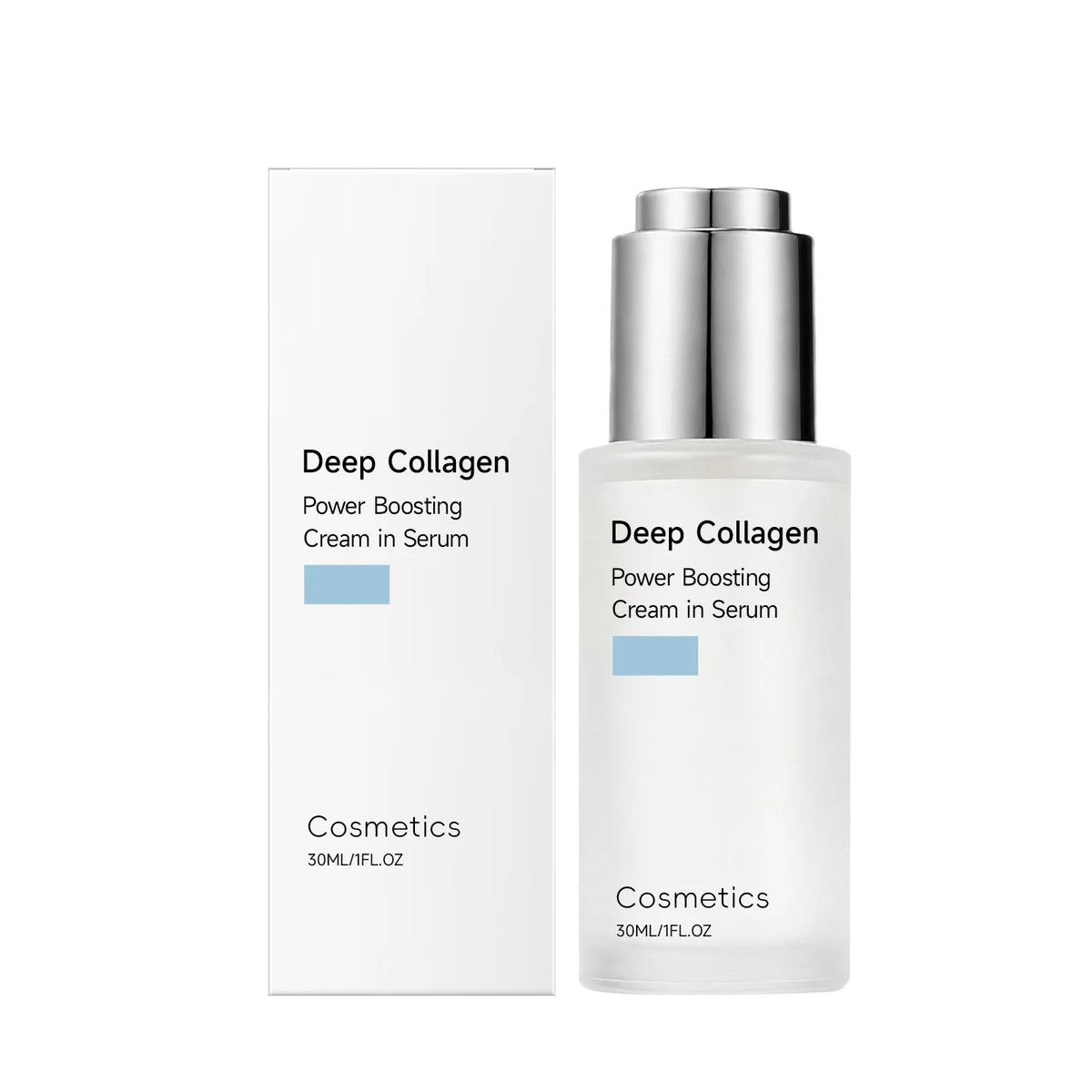 Deep Collagen Serum Long Lasting Lifting Facial Rejuvenation Enhanced Skin Elasticity Lightweight Non‑sticky Pore Refining Serum