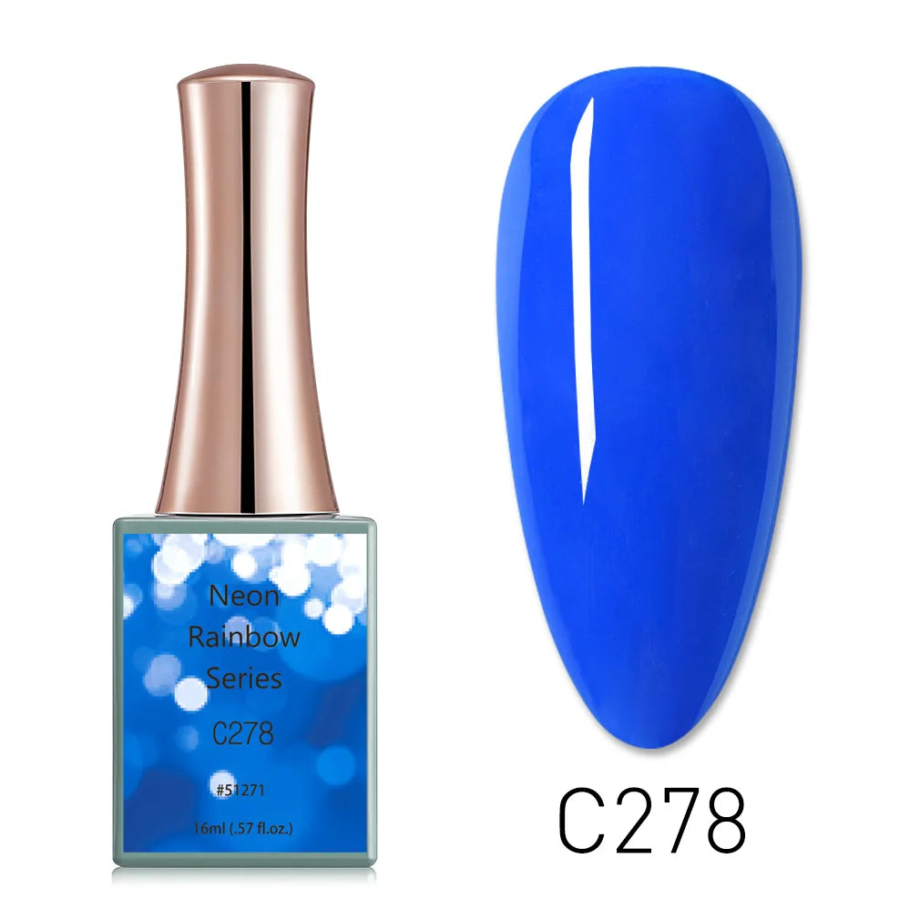 CANNI 16ml Nail Art Salon Professional Use Long-lasting High Glossy  Black Pink White Red Color Nail Gel Polish Enamel Lacquer