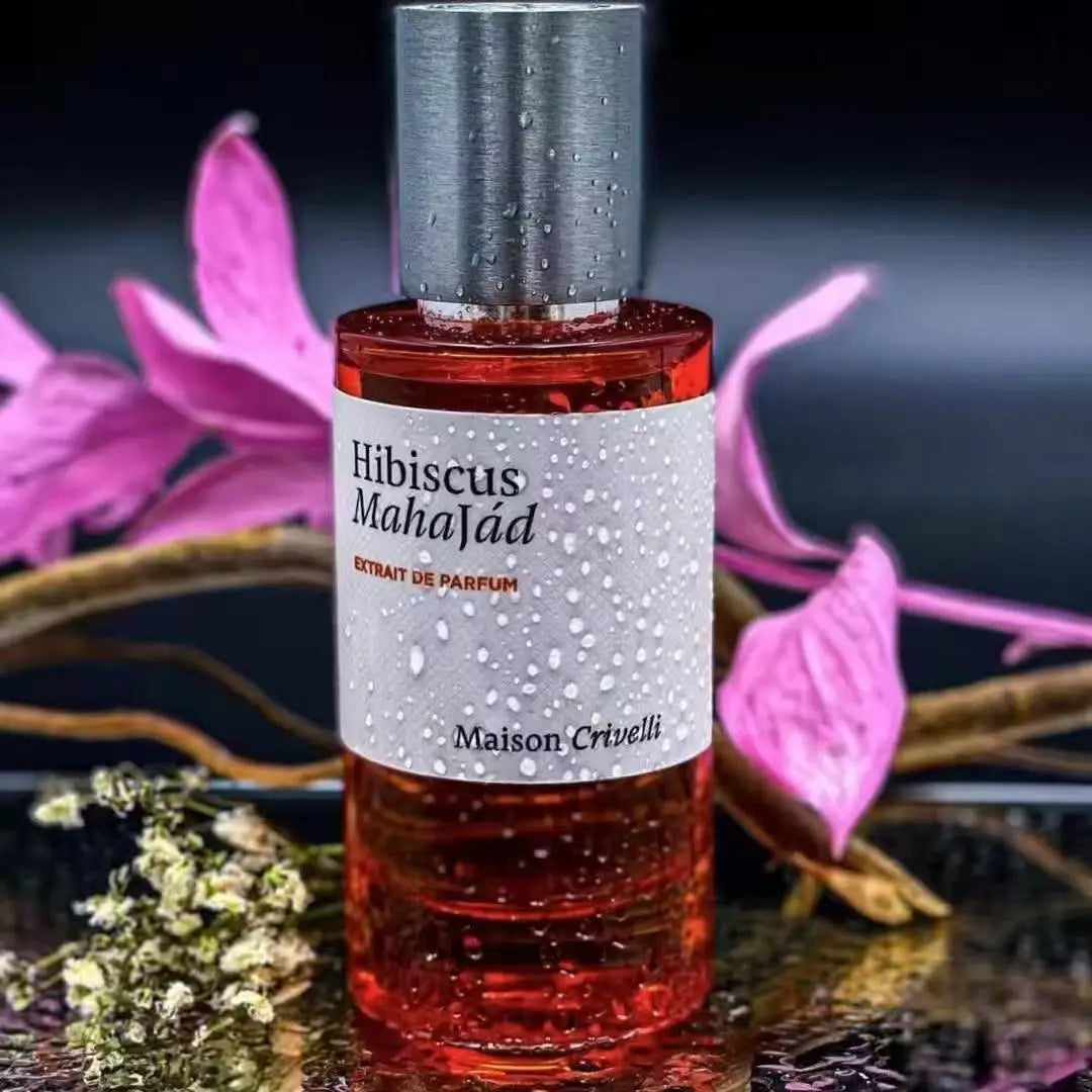 Maison Crivelli Hibiscus Mahajad Extrait De Parfum Unisex Perfume Spicy Floral Fruity Scent 100ml 3.4 Fl oz Long Lasting Fragrance Spray for Men Women