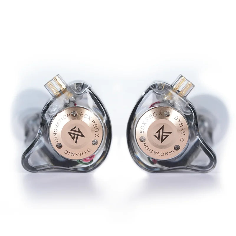 KZ EDX Pro X Single Dynamic Driver In-Ear Monitor Wired Earbuds HiFi Earphone with Detachable Cable