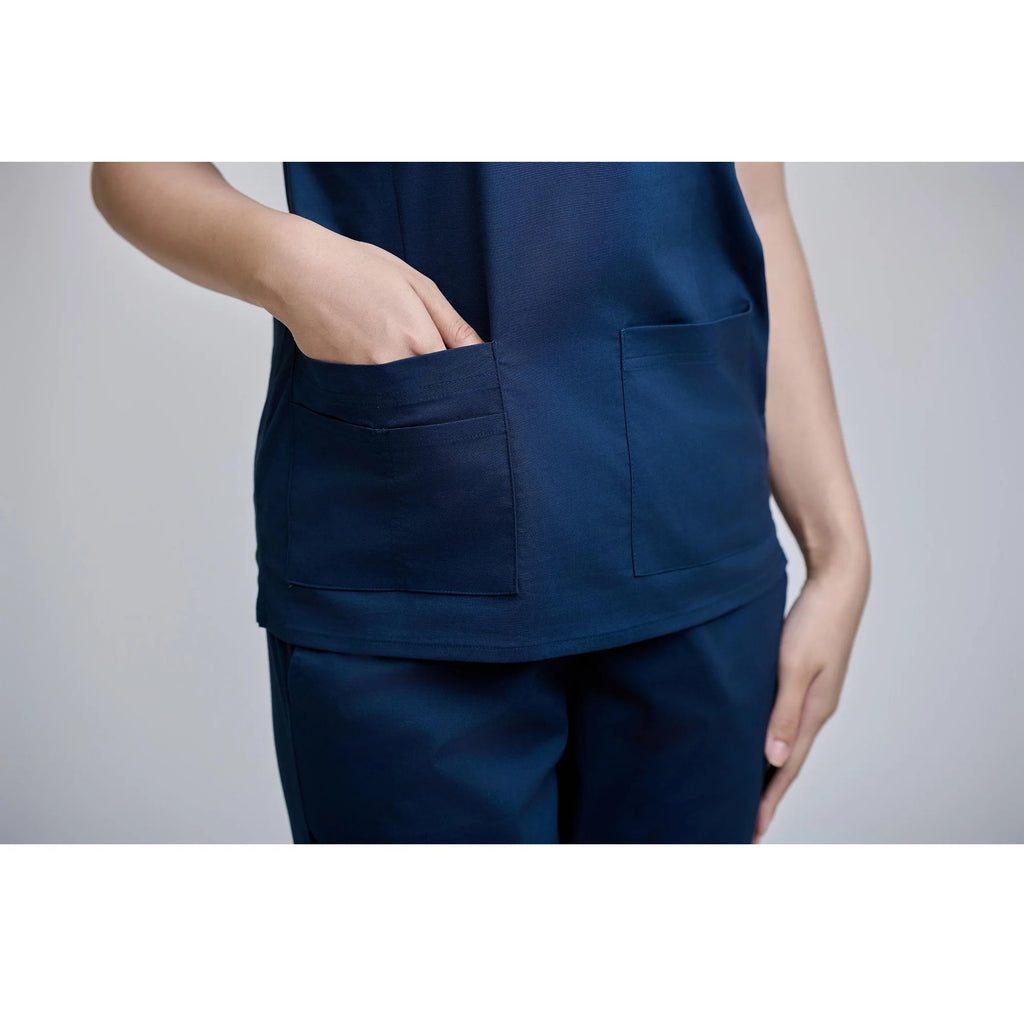 FMF Unisex Needle Detection Doctors & Nurses WFX-CVC 52% Cotton 45% Polyester 3% Spandex Fabric Medical Scrub Set