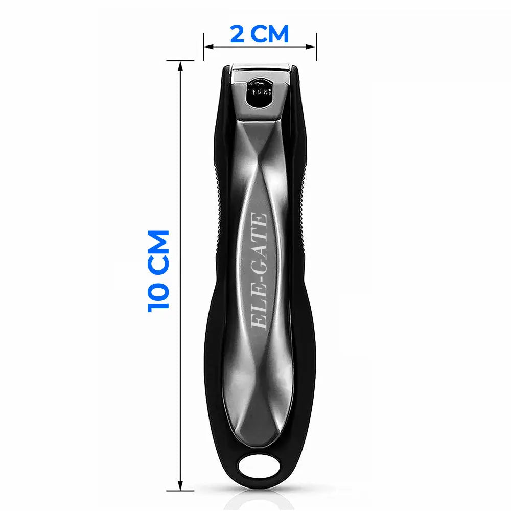 ELE-GATE Professional Stainless Steel Nail Care Tools Straight Blade Wide Jaw Opening Clipper for Baby's Fingers Toes Cuticle