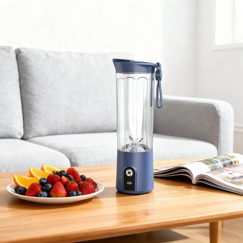 Wholesales Fruit Blender 550ML USB Rechargeable Cordless Mini Juicer Small Home Appliance Kitchen Mixer Smoothie Milkshake Maker