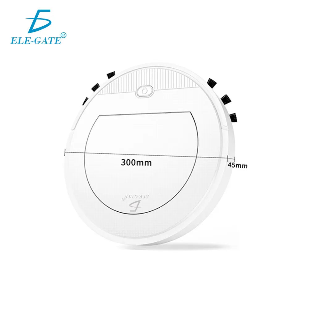 Automatic Smart Sweeping Mopping Robot Rechargeable App Control LDS Navigation Wet Dry Functionality Plastic Material EU Plug