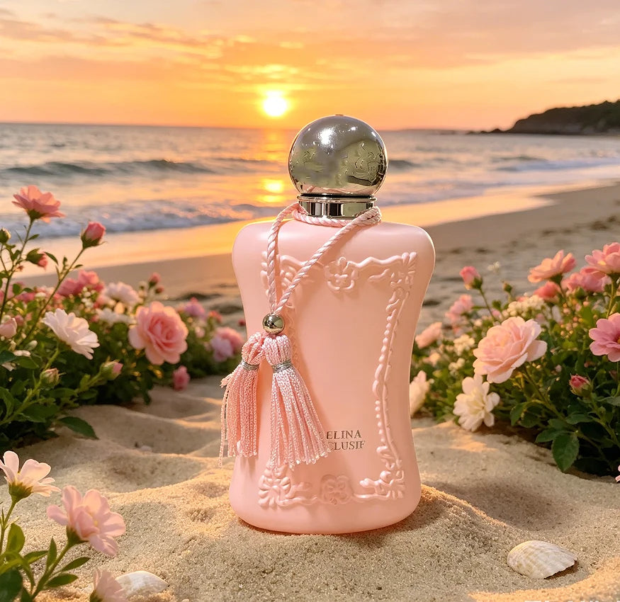 Charming perfume Delina Exclusive Rich Upgraded Luxury Edition Oriental Floral Fragrance Women's Fragrance 75ml, long-lasting sweet fragrance, elegant and unique fragrance, suitable for any venue