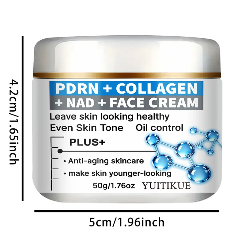 YUITIKUE 50g PDRN Collagen NAD Cream - Even Skin Tone Oil Care Moisturizing Face Skin Care