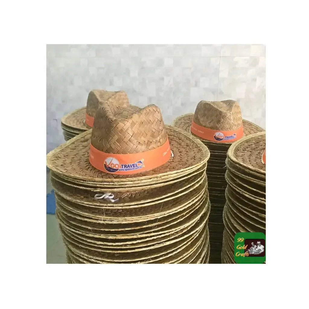 Woven Mexican Straw Hat by Vietnam Maker A Straw Hat for Themed Events and Cultural Parties