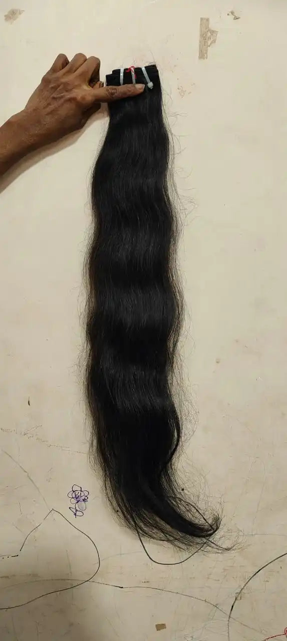 Wholesale 12A Cuticle Aligned Virgin Remy Single Donor Indian Hair Extensions Premium High Weft Light Color Unprocessed