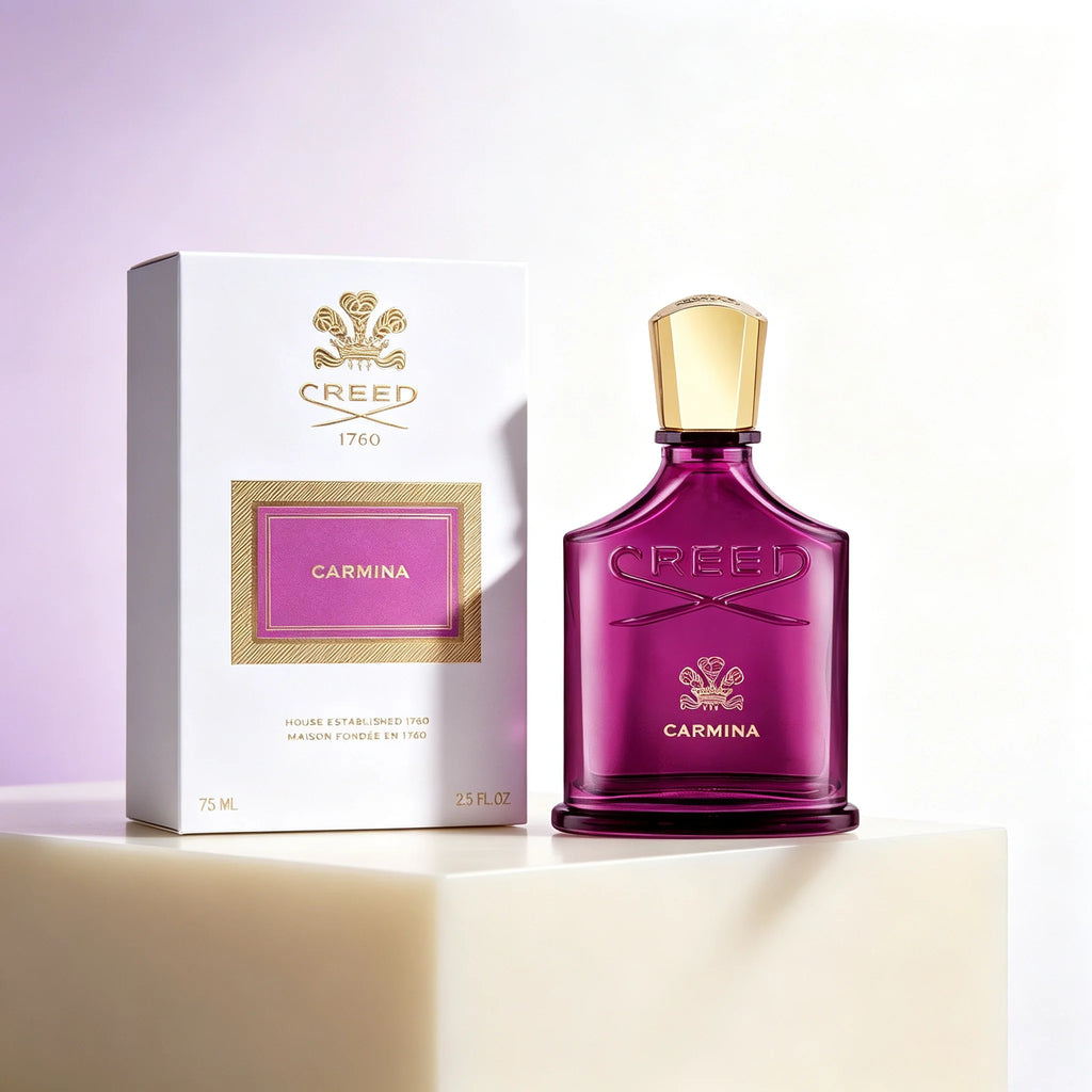 Creed Carmina Eau de Parfum Spray – Elegant Floral, Woody & Warm Amber Scent, Rose, Peony, Vanilla & Musk, Long-Lasting Luxury Fragrance, Perfect Gift, 2.5 fl oz / 75 ml