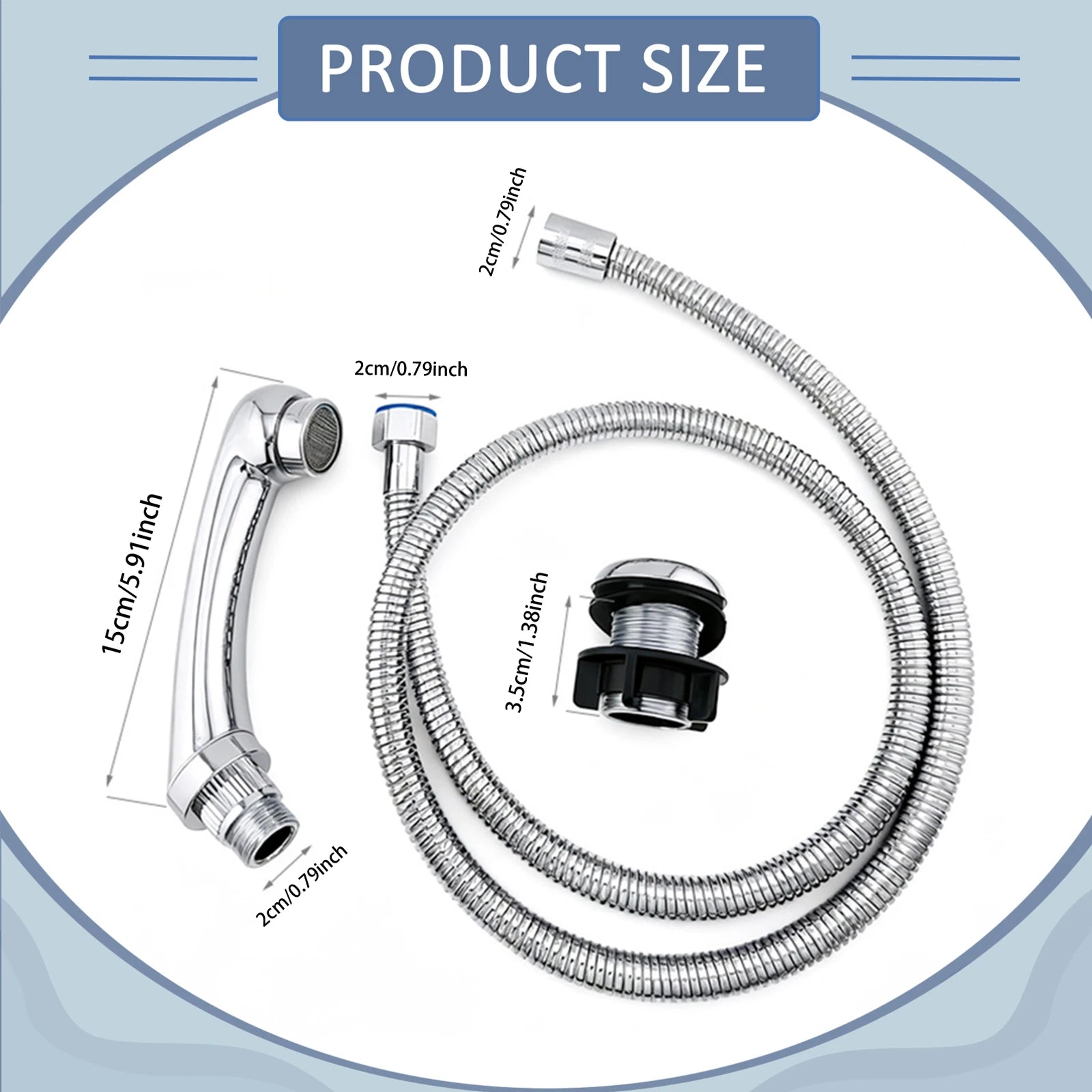 Mixer Tap Bath Sink Faucet Shower Head Spray Hose Push On Washing Hairdresser For Barber Shop Salon Shampoo Accessories