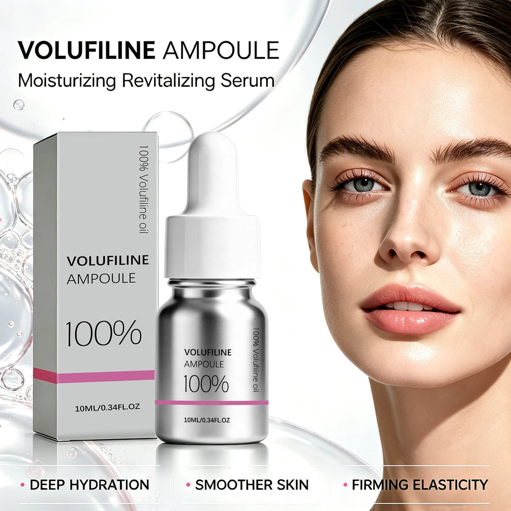 Volufiline Hyaluronic Acid Ampoule Essence Deep Hydration Smoothing Texture Strengthening Barrier Boosting Elasticity Diminishing Fine Lines Revitalizing Serum