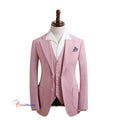 Custom Tailored Luxury Men's Blazer High Quality Windproof Breathable Anti-Static Nonwoven Business Suit Pleated Front Single