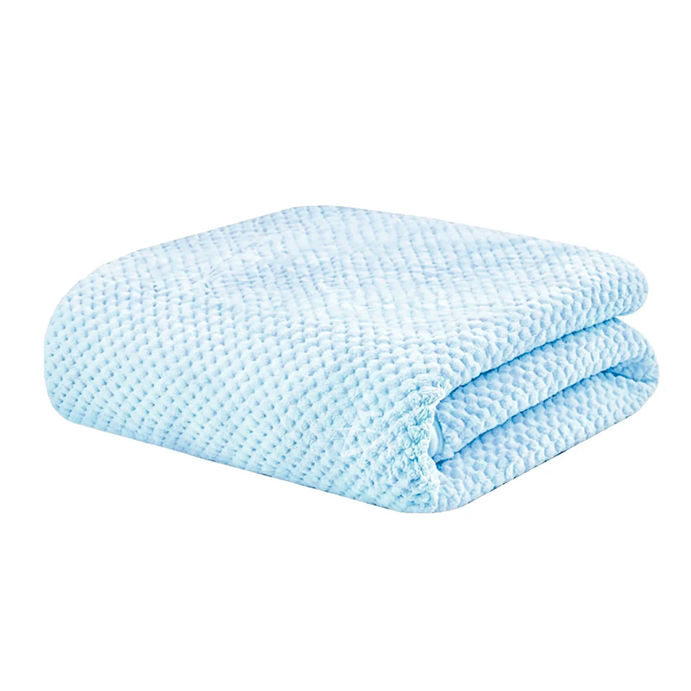 ELE-GATE Innovative 2-in-1 Soft Cotton Bath Set with Solid Color Absorbent and Lint-Free Towels for Home Comfort
