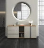 Luxury L-Shape MDF Wood Executive Office Desk with Side Cabinet Modern Design for Office Building Boss CEO Managers