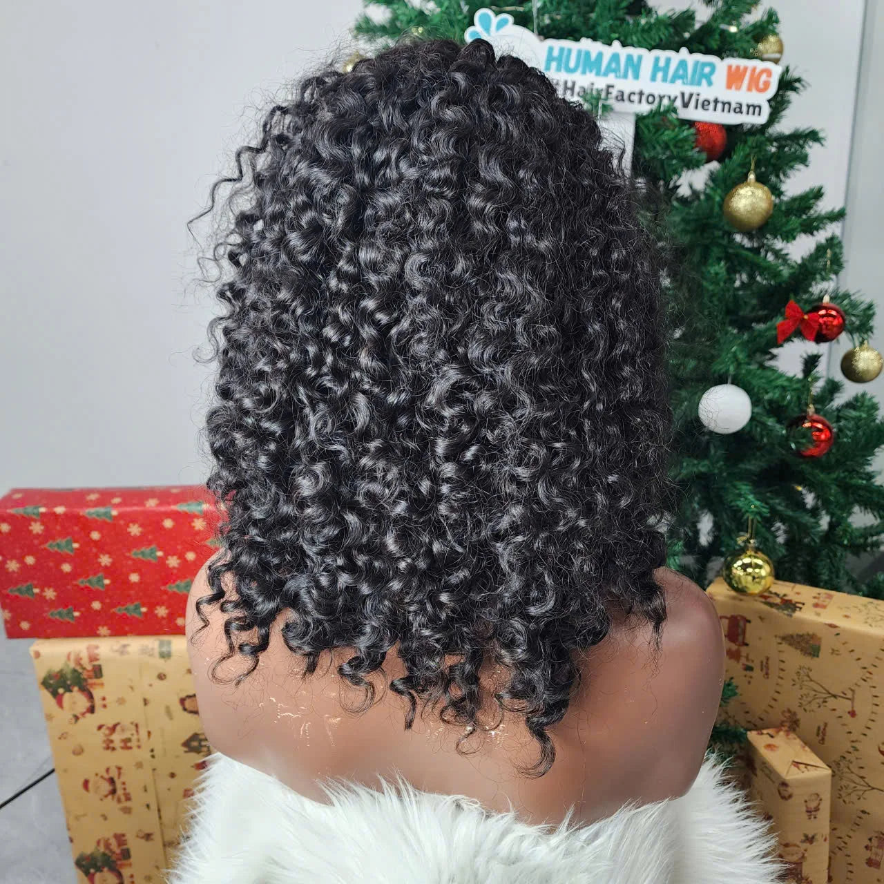 Beautiful texture Human Hair  Wigs Raw Vietnamese and Burmese Curl Super Double Drawn Long HD LACE