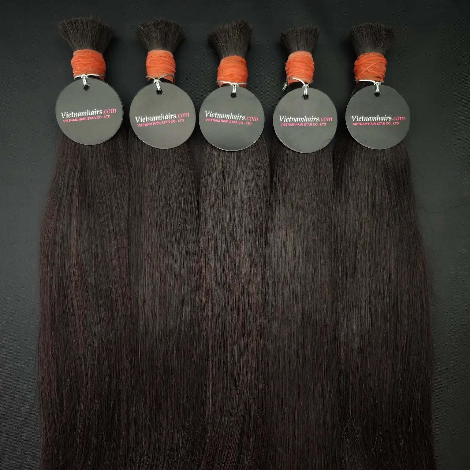 2025 Hot Selling High Quality 100% Vietnamese Raw Human Hair Extensions Super Double Drawn Ends Straight Full Cuticle Bulk