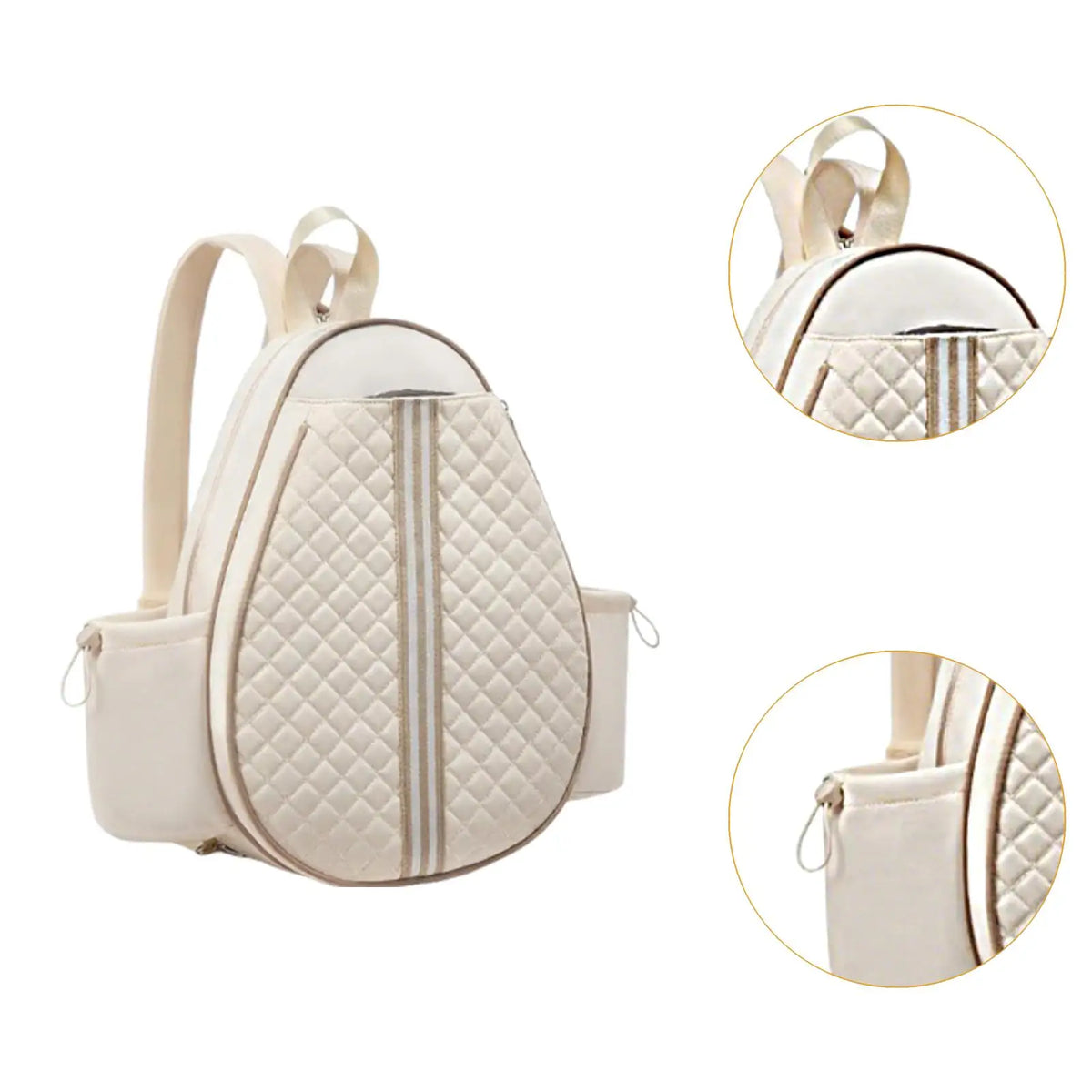 Tennis Bag Large Capacity Premium Tennis Crossbody Backpack Waterproof Lightweight Tennis Accessories for Men Women Training