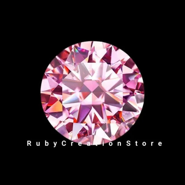 Premium Exclusive High Quality Polished Pink Moissanite Loose Stone Cut VVS1 High Brilliance Fire for Jewelry Making All Sizes