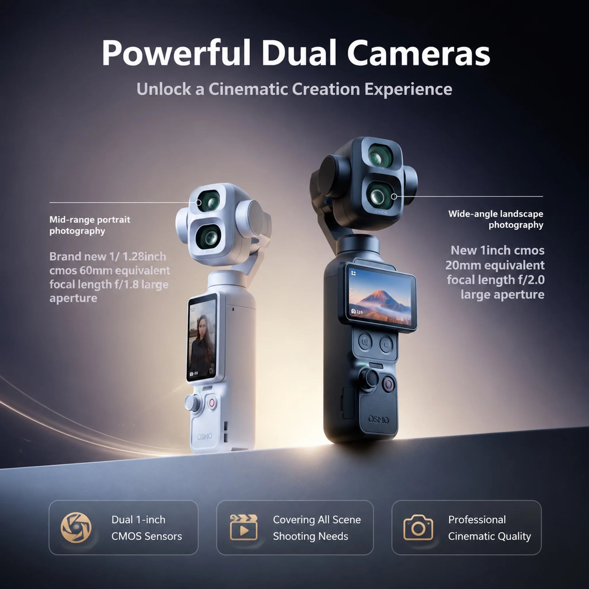 DJI Osmo Pocket 4P Vlog Combo, 3-Axis Stabilized, 4K 60fps Pocket Camera with Built-inGimbal, Portable Vlogging Camera for Travel & Content Creation