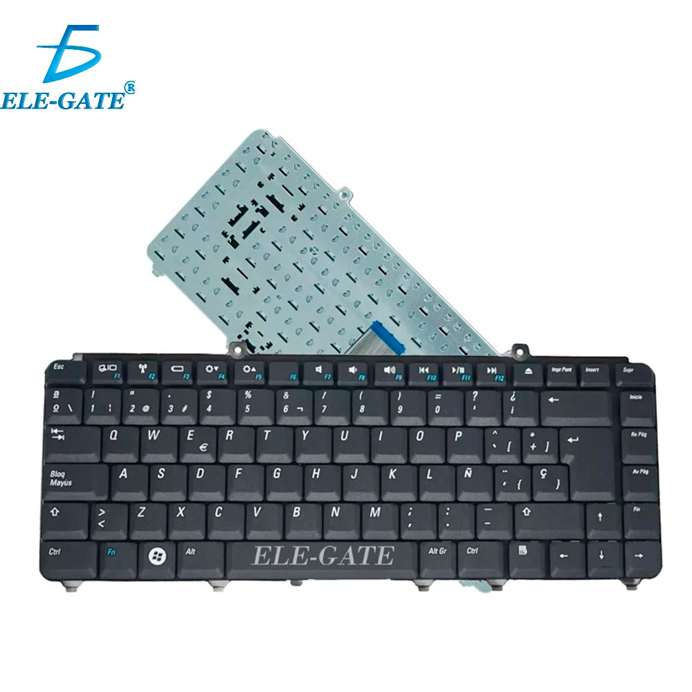 ELE-GATE Replacement Keyboard for Inspiron 1525/1545 Laptop Plastic Membrane Wired Full Size Virtual Keyboard English Spanish