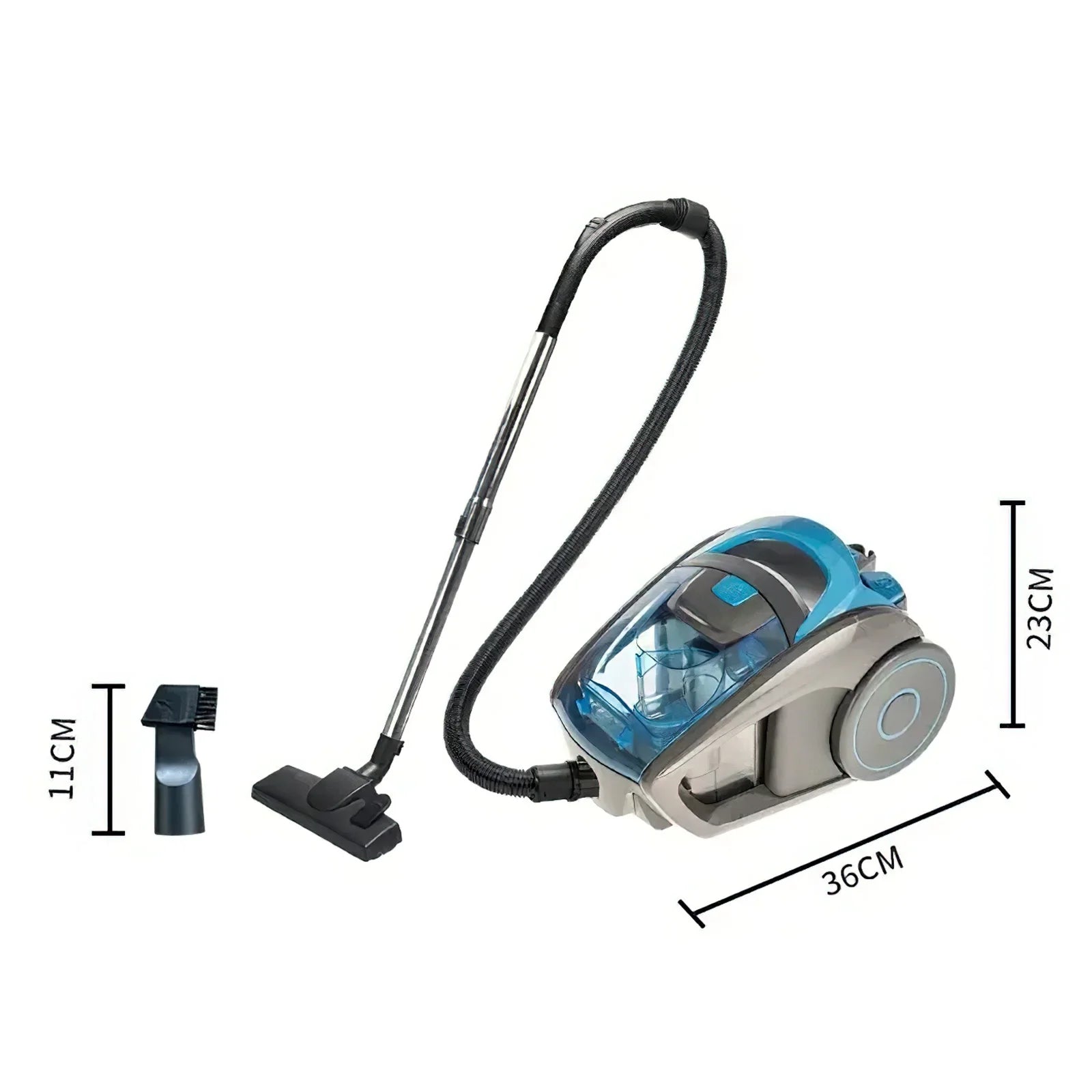 2800W Corded Vacuum Cleaner 15000PA Dust And Mite Cleaning Robot For Hardwood Floors Tiles Pet Hair