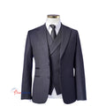 Men's Slim Fit Wedding Suit Single Breasted Jacket Pants Groom's Party Tuxedo Blazer Costume Elegant Double Breasted Closure