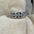 Pave Set Heart Shape Original Moissanite Engagement Ring Romantic Cut Sterling Silver Wedding Unique Fine Rings Party