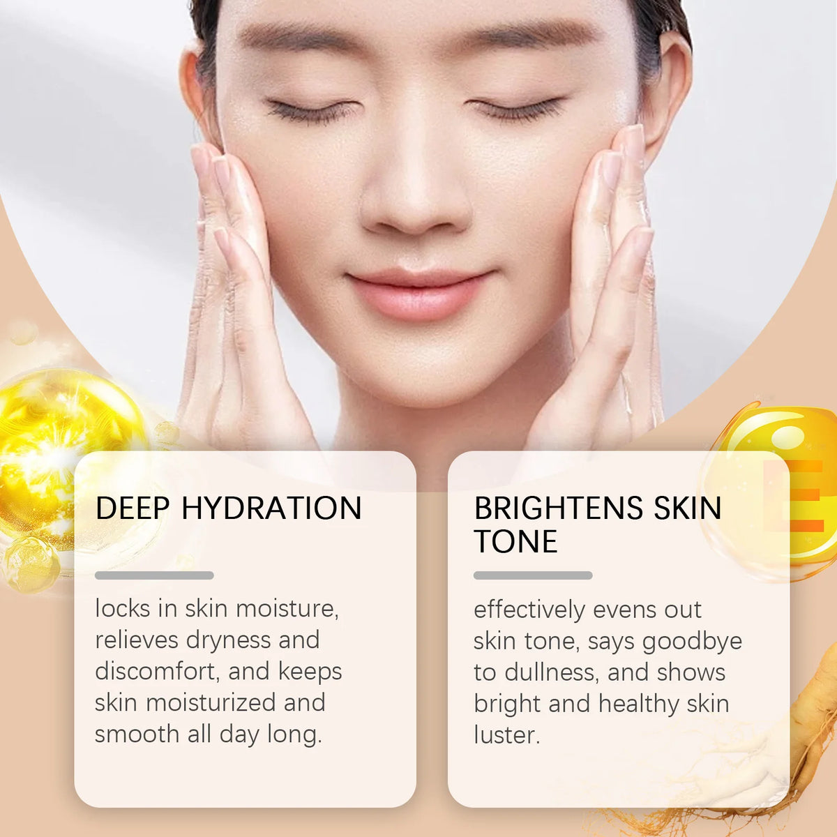 150ML Ginseng Essence Face Toner Daily Moisturizing Enhance Smoothness Improve Skin Texture Soothing Redness Oil Control Non-sticky Face Toner