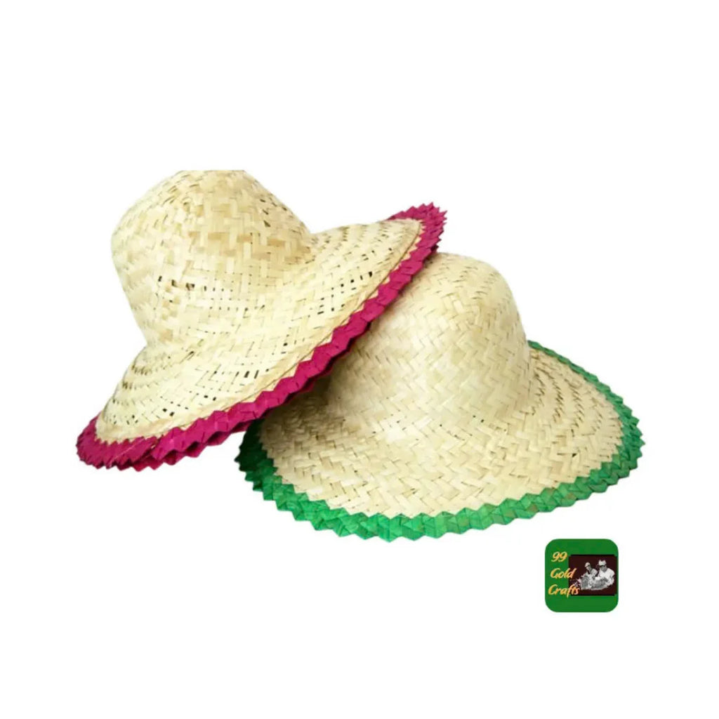 Woven Mexican Straw Hat by Vietnam Maker A Straw Hat for Themed Events and Cultural Parties
