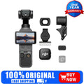DJI Osmo Pocket 4 Creator Combo 6K Gimbal Camera with Wide-Angle Lens, DJI Mic 3, Battery Handle, Tripod for Vlog
