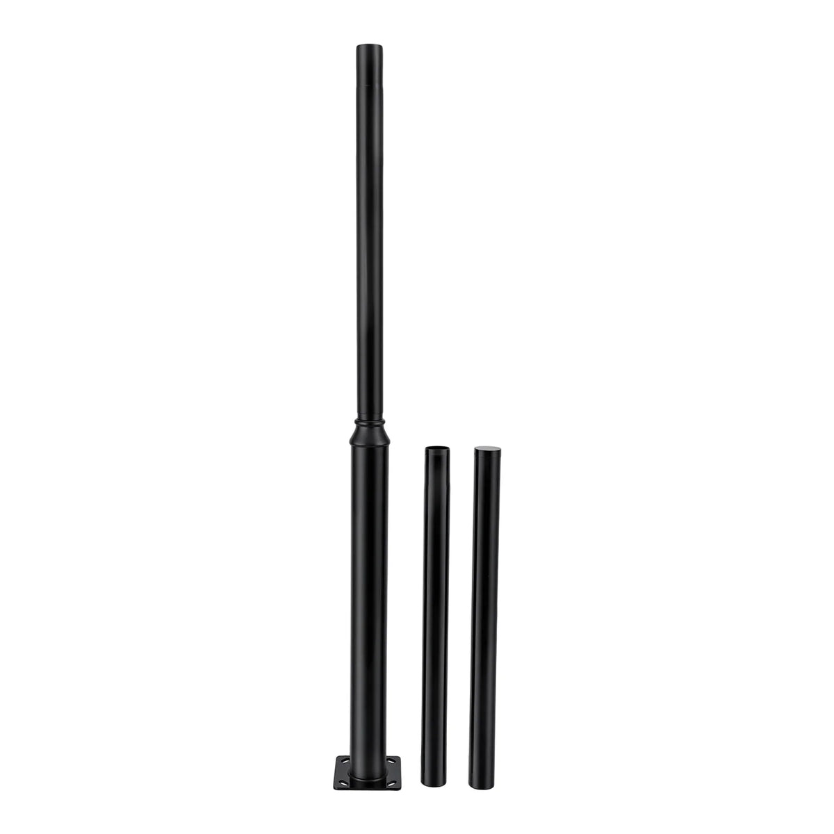 Street Light Pole, Street Lamp Post with Small Wood and Base, Weatherproof, External Lighting, Split Street Lamp Post Suitable for Outdoor Street