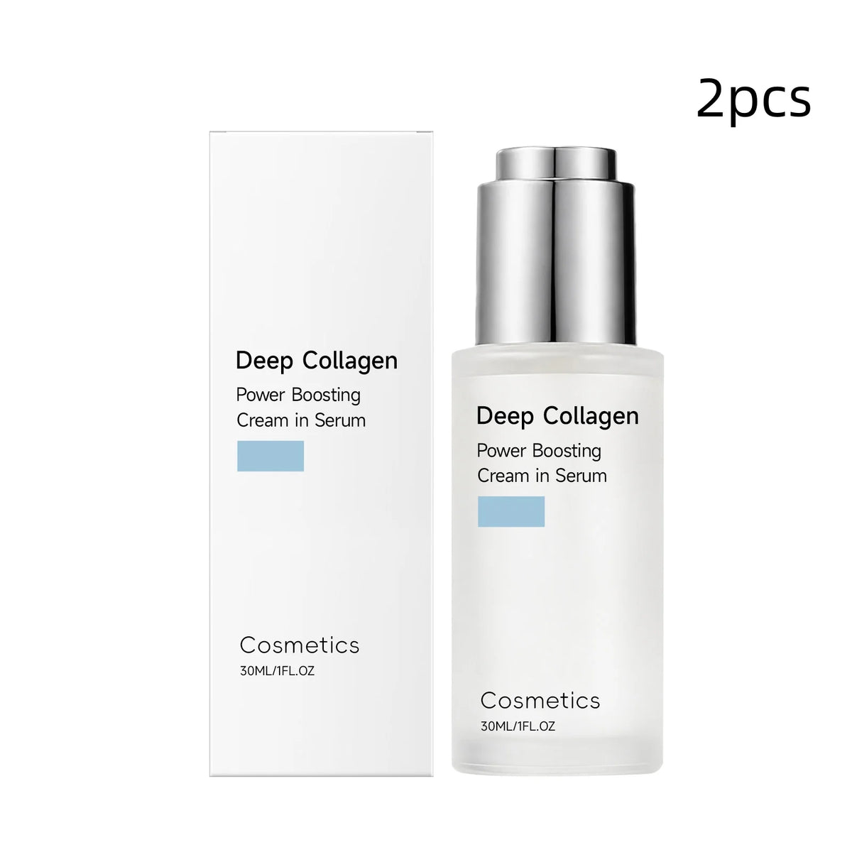 Deep Collagen Serum Long Lasting Lifting Facial Rejuvenation Enhanced Skin Elasticity Lightweight Non‑sticky Pore Refining Serum