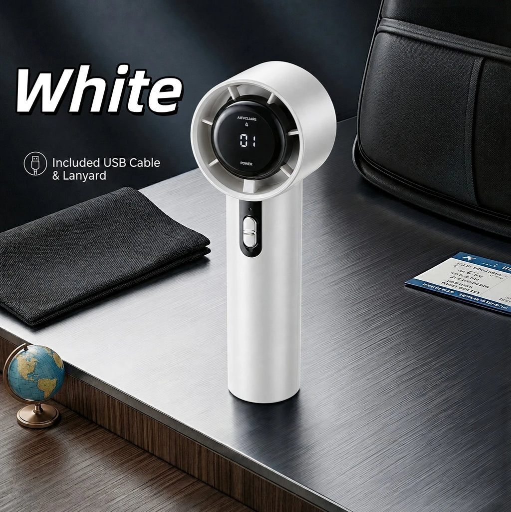 Handheld Desktop Portable High-speed Fan USB Rechargeable Charging Mini Portable Adjustable Violent Small Fan For Sport Outdoor