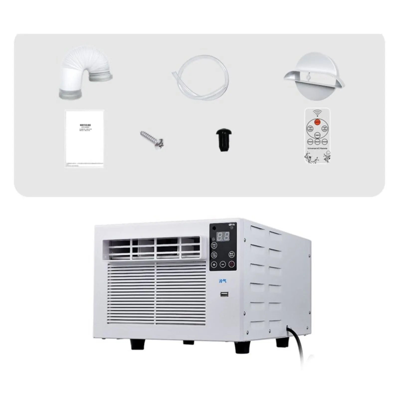 Portable Air Conditioner Moving Air Conditioner Electric Cooling Appliance 220V 280W for Camping Trucks Temporary Shelters Van