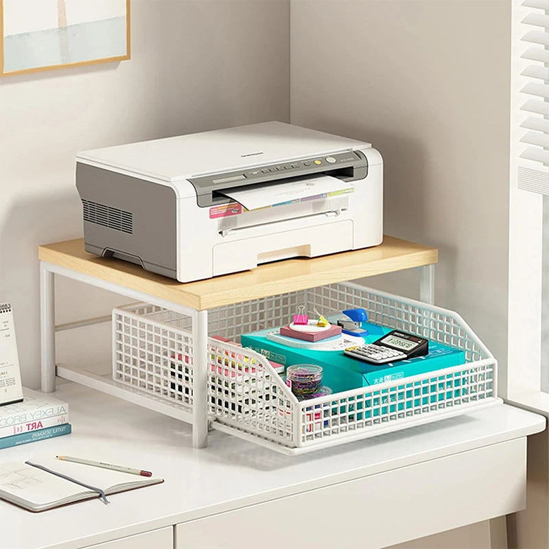 Kitchen Countertop Organizer – Multi-Use Shelf for Microwave, Spices, Coffee Machine & Printer