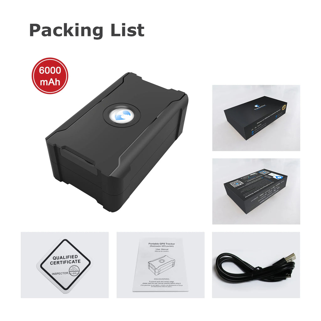 4G GPS Tracker Real-Time Car Locator Overtaking Alarm Route Playback Subscription Required