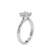 Princess Cut Lab Grown Diamond Engagement Ring 24K Solid Gold Silver Plated Luxury 1.5 Carat VS-VVS D Color Women's Anniversary