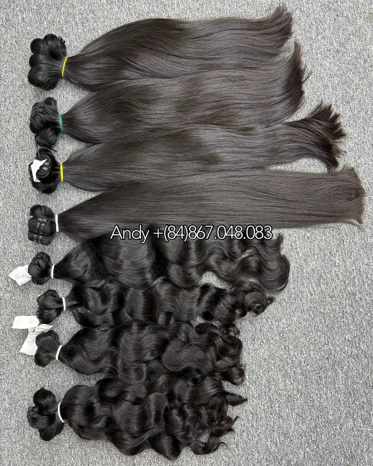 Best Single Donor Vietnamese Human Hair Extensions Virgin Cabello Humano Unprocessed Raw Natural Wave Good Vendor Quality