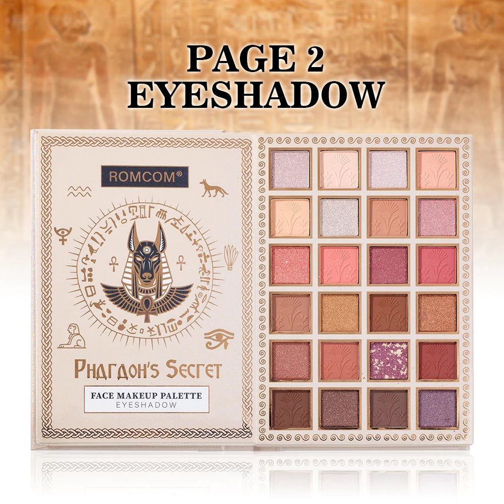 5-Page All-in-One Makeup Book Eye Shadow Powder Blusher High Gloss Powder Facial Mask Lip Gloss Mascara Essence Eye Black