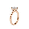 Princess Cut Lab Grown Diamond Engagement Ring 24K Solid Gold Silver Plated Luxury 1.5 Carat VS-VVS D Color Women's Anniversary