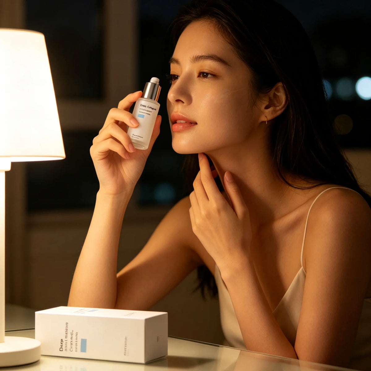 Deep Collagen Face Serum for Glowing Skin Elasticity Enhancement Refreshing Moisturizing Facial Plumping Pore Shrinking Serum