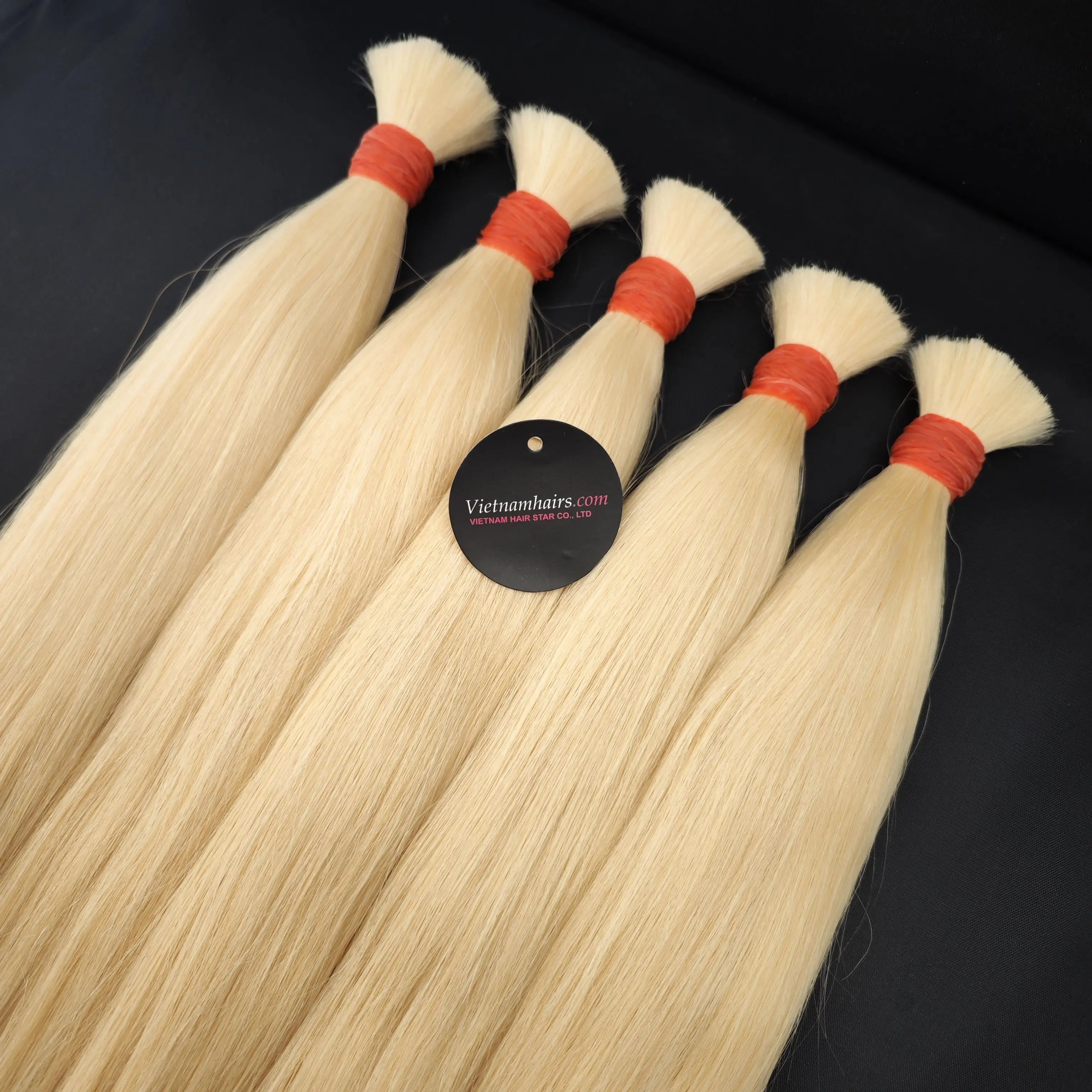 2025 Hot Selling High Quality 100% Vietnamese Raw Human Hair Extensions Super Double Drawn Ends Straight Full Cuticle Bulk