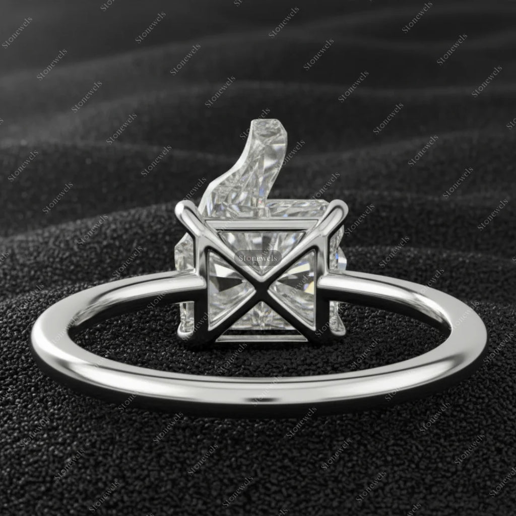 Original Like Cut 2 ct DEF VVS VS Lab Grown Diamond GIA IGI Certified Gold 925 Sterling Silver Engagement Solitaire Rings Gifts