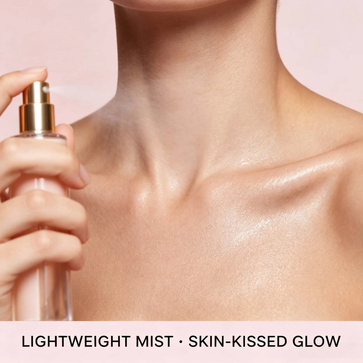 Soft Vanilla Shimmer Fragrance Mist Sandalwood Extract Elegant Scent Boost Confidence Romantic Atmosphere Long Lasting Glow Perfume Spray