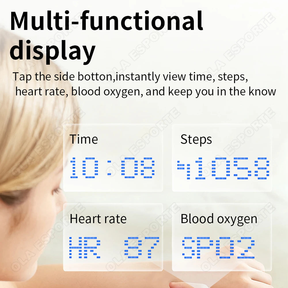 Smart Ring with Charging Base,LED Touch Display Screen,Time,Call Reminder,Gesture Brush Video,Heart Rate Blood Oxygen and Sleep Health Tracker Ring Step Counting Ring 2026 New