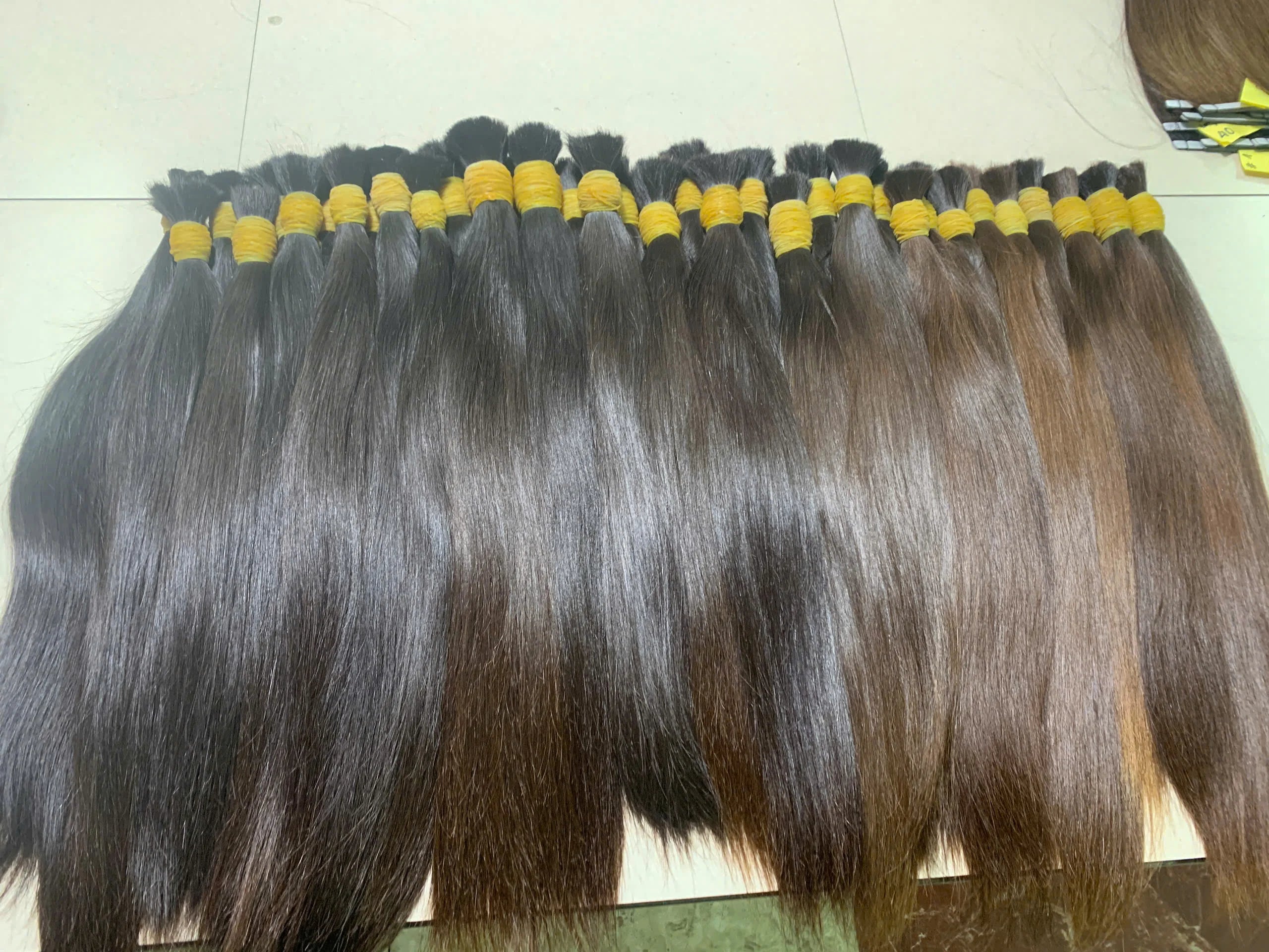 2025 Hot Selling Premium Quality 100% Vietnamese Virgin Hair Full Cuticle Wholesale Price Ready Fusion Human Hair Extensions