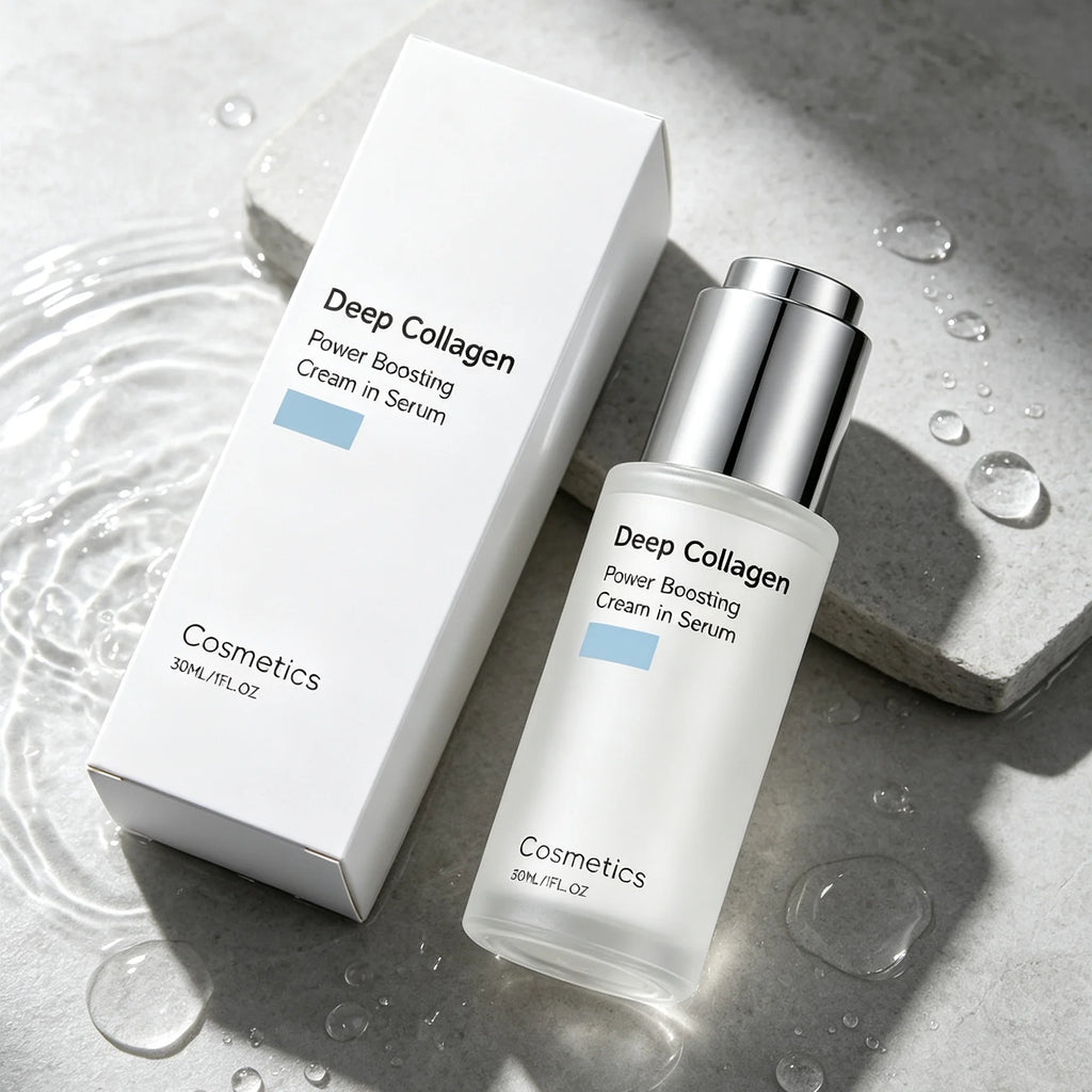 Deep Collagen Serum Long Lasting Lifting Facial Rejuvenation Enhanced Skin Elasticity Lightweight Non‑sticky Pore Refining Serum