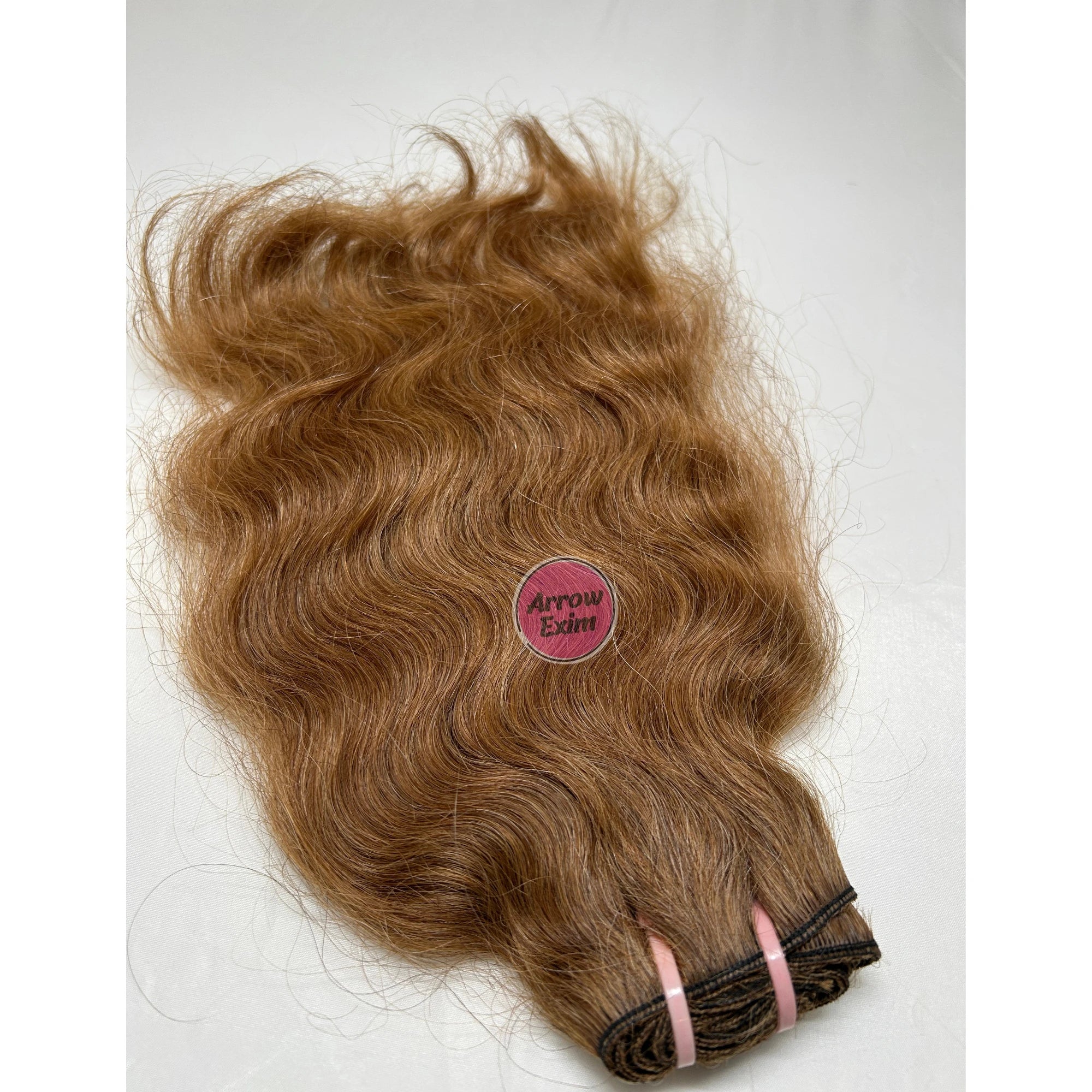 Arrow Exim Bleached Honey Blonde Remy Hair Weave 100g Double Weft Bundles Raw Indian Human Hair Single Drawn Ends