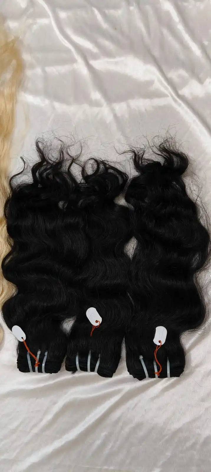 Unprocessed Natural Wave Curly Virgin Black Human Hair Extensions Cheap Vendor Machine Double Weft Indian Temple Raw Hair Color