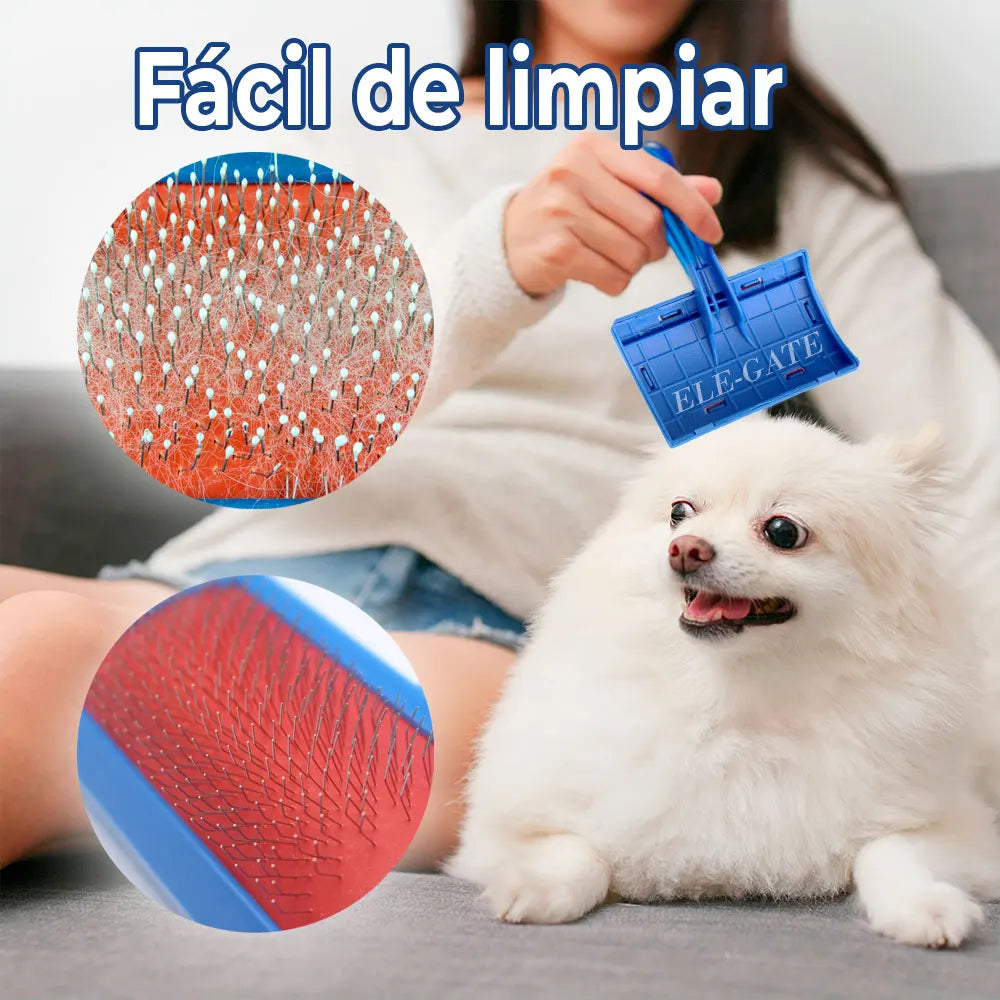 Customizable Slicker Brush for Dogs and Cats Soft ABS Plastic with Protected Tips Cares for Your Pet's Coat
